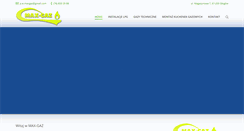 Desktop Screenshot of maxgaz.pl